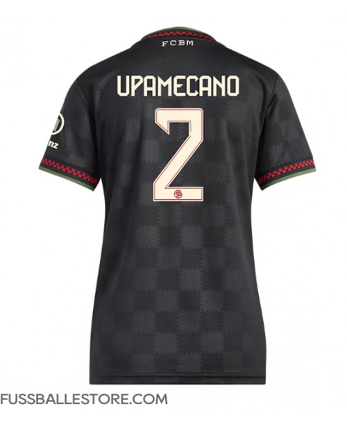 Günstige Bayern Munich Dayot Upamecano #2 3rd trikot Damen 2025-26 Kurzarm Günstige Bayern Munich Dayot Upamecano #2 3rd trikot Damen 2025-26 Kurzarm